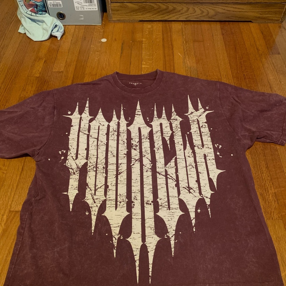YoungLA Burgundy Graphic Tee